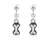 Sterling Silver Mini Bone Earrings Gifts for Dog Lovers