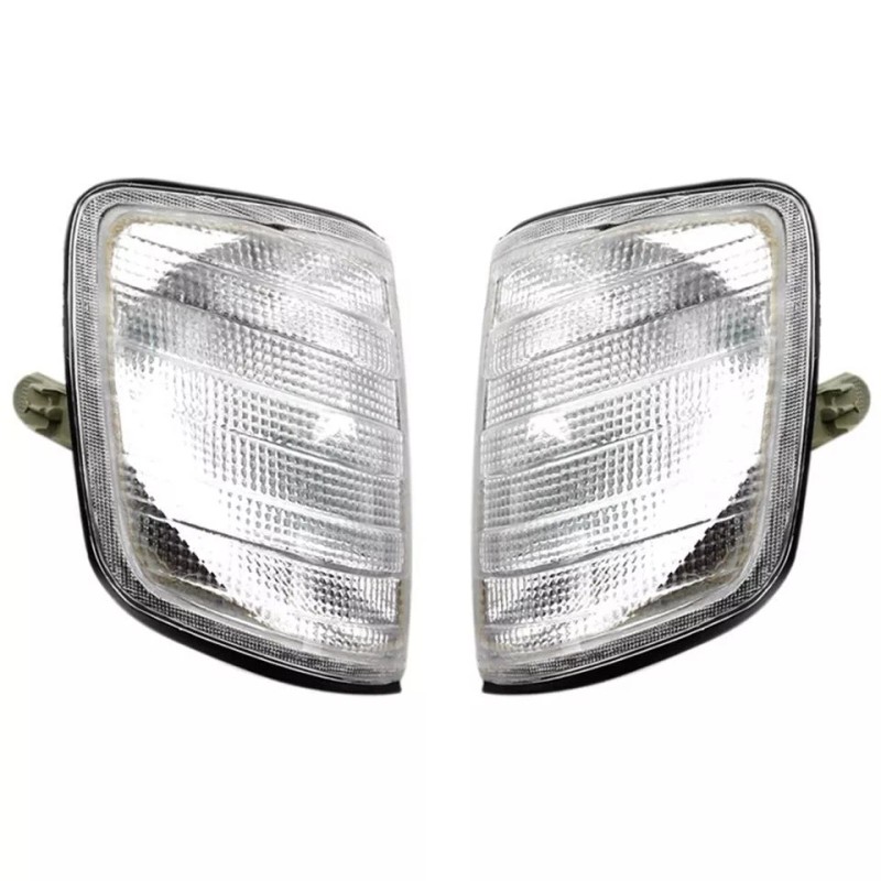 LUC Clear Front Corner Signal Lamp Parking Light For Mercedes