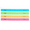 Flyhigh Soft 30cm Ruler Multicolour Flexible Creative Stationery Rule School