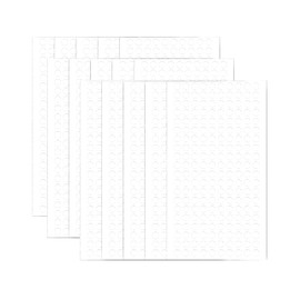 YOFAN 3000 Pieces Foam Dots Dual-Adhesive 3D Foam Tapes Foam Pop Dots Adhesive Mount for Craft DIY Art or Office Supplies, 15 Sheets, Round (0.24 Inch)