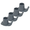 4 Pcs Walker Glide Skis Rubber Universal Walker Ski Glides