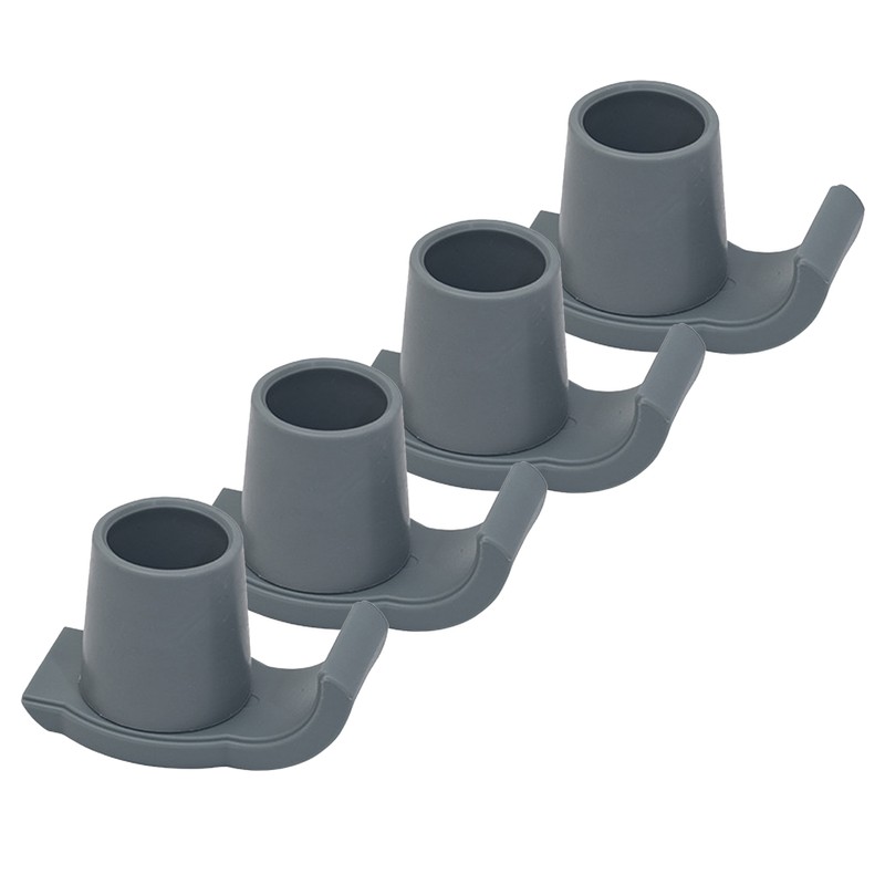 4 Pcs Walker Glide Skis Rubber Universal Walker Ski Glides