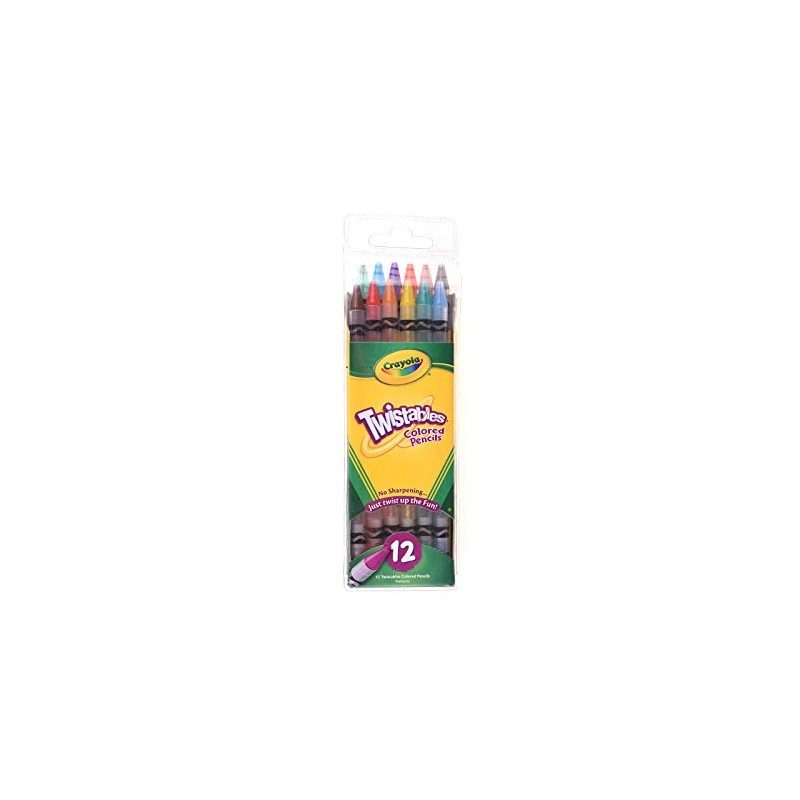 Crayola Twistables Colored Pencils, Gift for Kids, 12ct