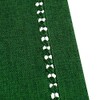 Grelucgo Handmade Hemstitch Spring Green Table Runner Or Dresser Scarf,