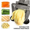 French Fry Cutter, Potato Slicer Fry Cutter with Detachable Handle，