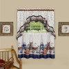 Achim Home Furnishings Precious Printed Tier and Swag Window Curtain