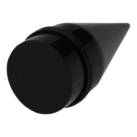 PIERCINGLINE Acrylic Stretcher | Black | Piercing Ear Expander | Choice of Sizes, Acrylic