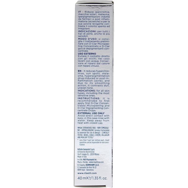 Rilastil D-Clar - Crema Despigmentante Diaria - 40 ml