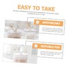 Ciieeo Cotton Holder with Lid Makeup Organizer for Cotton Swabs