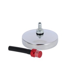 Fuel Cap with Bleed Valve Red/Chrome - for Simson S50, S51, SR50, SR80, KR51 Schwalbe, SR4 Bird Series - IWL