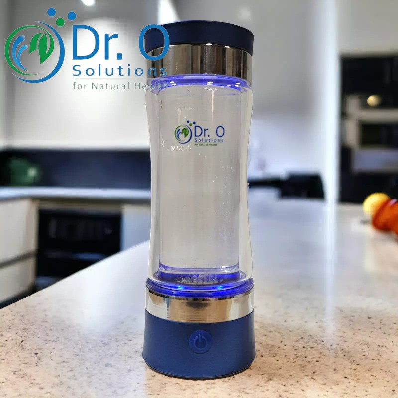 Dr O Solutions Glass Hydrogen Water Bottle Hydrogen Generator Hydrogen