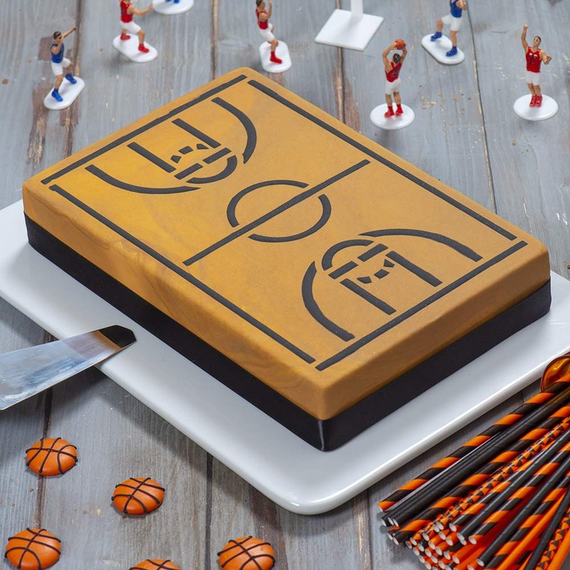 Decora 9270973 Stencil Basketball Field 30 x 20 cm