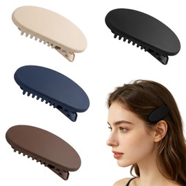 YEMVAR Pack of 4 Hair Clips for Women, Automatic Hair Clips for Thin and Thick Hair, Vintage French Clips for Thick & Thin Hair, Styling Side Clips for Car, Yoga & Everyday Use