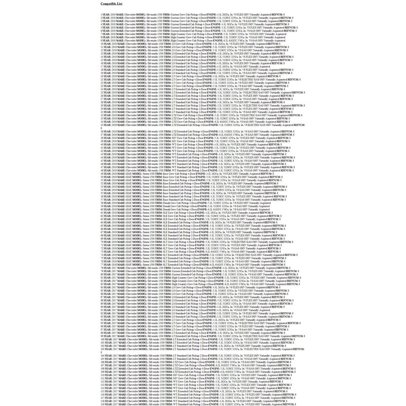 GM 12639010 Gasket, Vacuum Pump