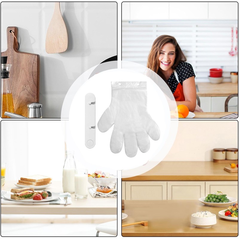 Wall Mounted Glove Holder, Non-slip Glove Holder Clip, Reusable Kitchen