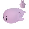 Wireless Mouse Cute Animal Dolphin Shape Small Silent Click Ergonomic