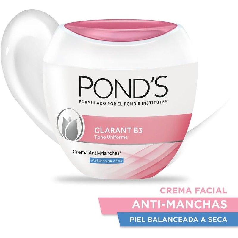 Pond's Crema Facial Anti-manchas Clarant B3 Piel Balanceada a Seca