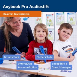 Anybook Pro M700 - Audio Pen & Reading Pen with Recording & Playback Function, Flexible for Speech & Reading Promotion in Primary School, Primary School & Home (No Digital Code Generation License)