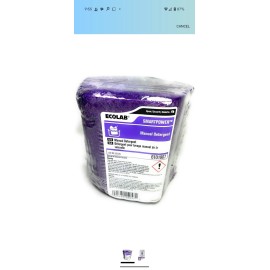 Ecolab Smartpower Manual Detergent #6101907 (1) 2 Lb Block.