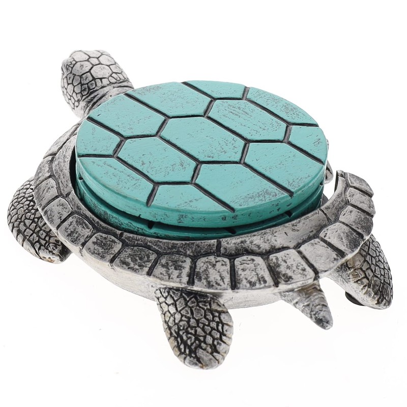 Sea Turtle Coaster Set - Nautical Ocean Beach Coastal Decor