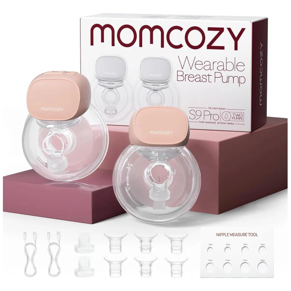 Momcozy S9 Pro Extractor de Leche Doble Portátil 24 Mm,