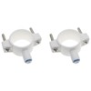 HAJXZH Drain Saddle Valve Clamp 1/4" Quick Connection Water Filters