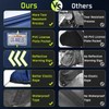 EPCPSHADES Bike Cover for Transport on Rack, Outdoor 2 Bicycle