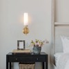 Gold Bathroom Wall Sconces Set of 2, Modern Sconces Wall