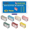 18 Pcs 32V Mini Slotted Automotive MCASE Shaped Cartridge Fuse