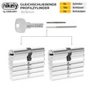 GERCAR 2 x Keyed Alike Locking Cylinders, 2 Profile Cylinder