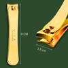 Stainless Steel Nail Clipper – Sharp Precision Nail Cutter for
