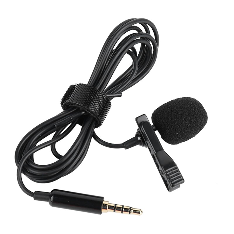 Professional Lavalier Microphone, 360 Degree Omnidirectional Lapel Microphone, Clear Sound