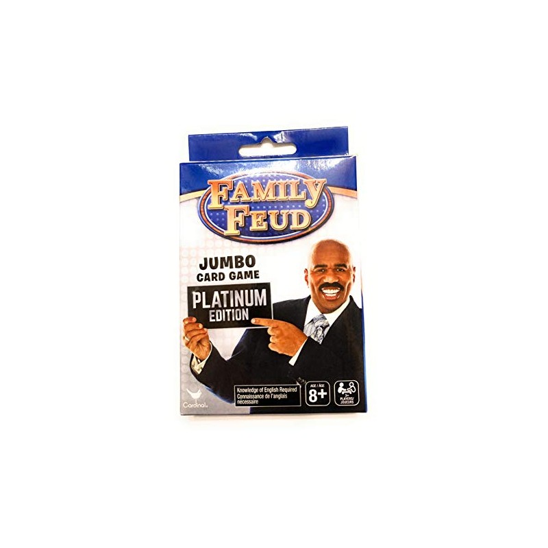 Family Feud Jumbo Card Game Platinum Edition