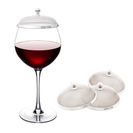 BevHat Family Pack (4 BevHats Total) Wine Glass Cover. Keep The Bugs Out.