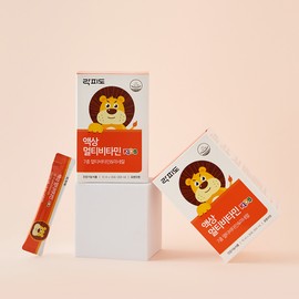 Rockfido Liquid Multivitamin Kids / 30 packets of 9 types of multivitamins, 2 units / 락피도 액상 멀티비타민 키즈 /9가지 멀티비타민 30포, 2개