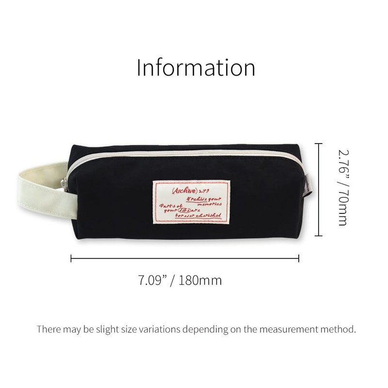 Monolike Archive Block Pen Case, Real Black - Archive Block