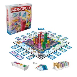Monopoly Builder Board Game, Strategy Game, Family Game, Games for Children, Fun Game to Play, Family Board Games