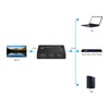 8K HD Switcher 3 In 1 Out 40Gbps Fast Stable