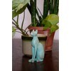 Discoveries Egyptian Imports Patina Bastet Cat Statue - Made in