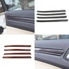 crosselec Carbon Fiber 4 Doors Panel Decor Trim Cover for