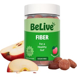 Fiber Gummies Supplement Prebiotics for Kids & Adults - Digestive Health Max Strength with Inulin & Chicory Root Sugar-Free, All-Natural, and Vegan Friendly 1.5 Month Supply