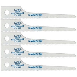 Tool Aid S&G (90030) Reciprocating Air Saw Blades, Pack of 5