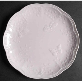 Lenox Butterfly Meadow Petal Bone Porcelain 9-Inch Accent Plate
