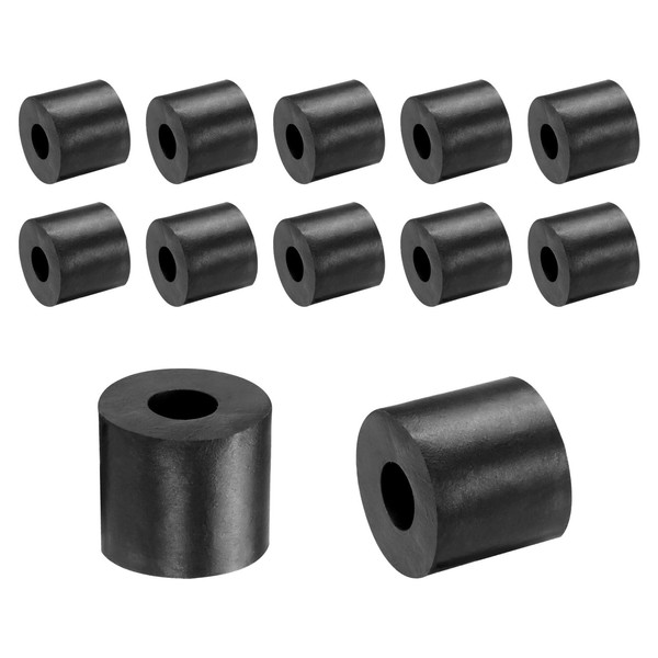 uxcell Rubber Spacer, 12 Pieces, Outer Diameter 1.0 inches (25