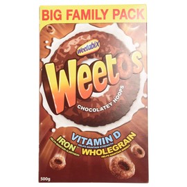 Weetos Chocolatey Hoops, 500g