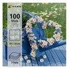 HEKU 100 napkins, 3-ply, 33 x 33 cm, flower heart,