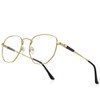RB.Pilot Classic Square Polygon Reading Glasses for Men Women Light