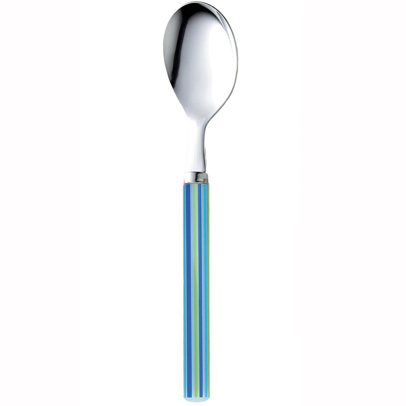 Nagao Striped Dinner Cutlery Set of 4 Blue Made in