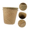 Hohopeti Straw Woven Baskets Multi-purpose Plant and Flower Baskets for