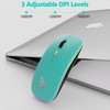 TQQ Wireless Mouse (Sky Blue)